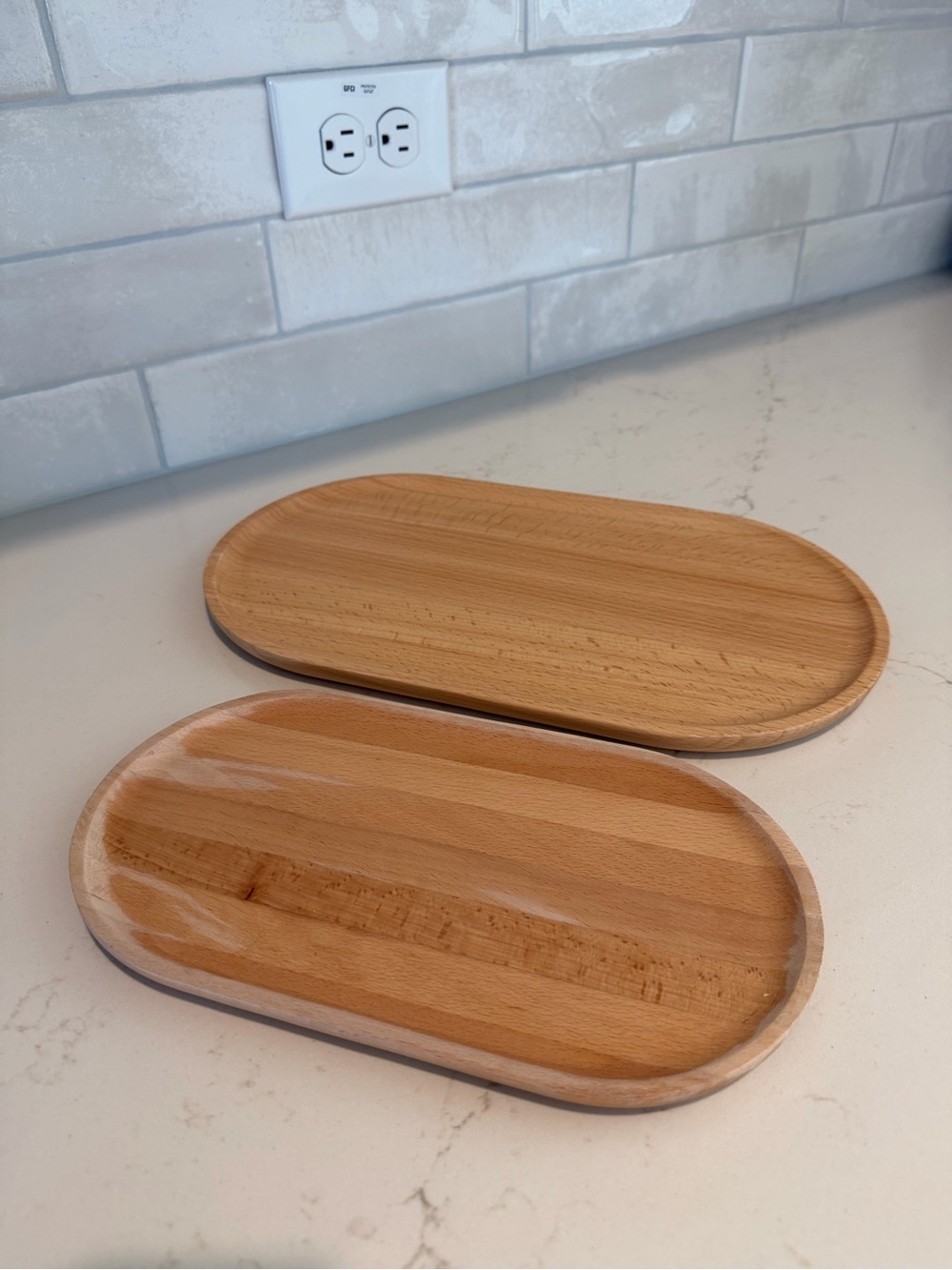 wood tray organizers